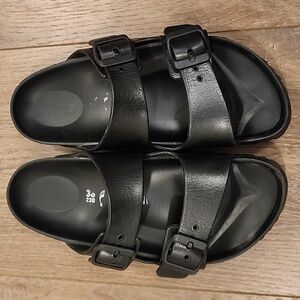 Birkenstock Anthropologie Arizona EVA Two Buckle Sandals Slip on size EU 36